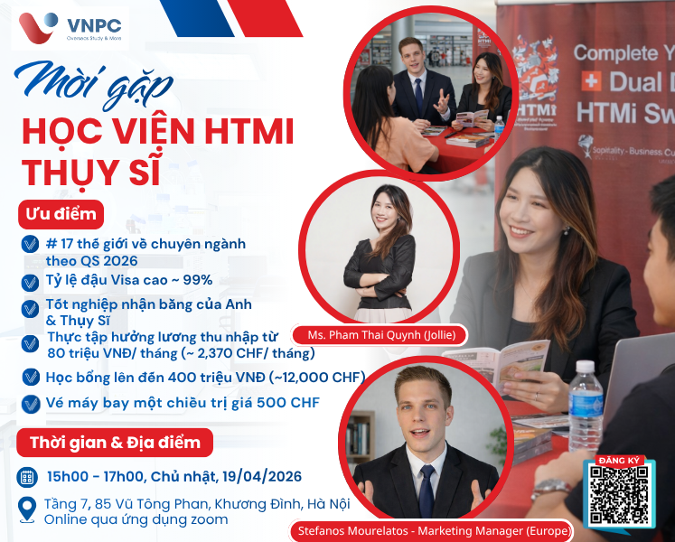 Gặp gỡ Học viện HTMi Switzerland tại Hà Nội